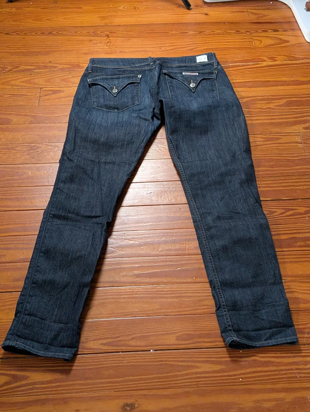Hudson Collin Jeans Dark Wash Mid Rise Stretch Size 31 - Picture 7 of 7